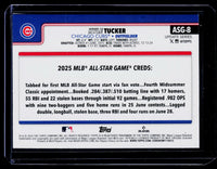 2025 Topps Update Series All-Star Game Kyle Tucker ASG-8 Chicago Cubs - back