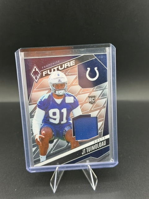 2025 Panini Phoenix Franchise Future Material JT Tuimoloau Rookie #FFM-JTT /299 - front