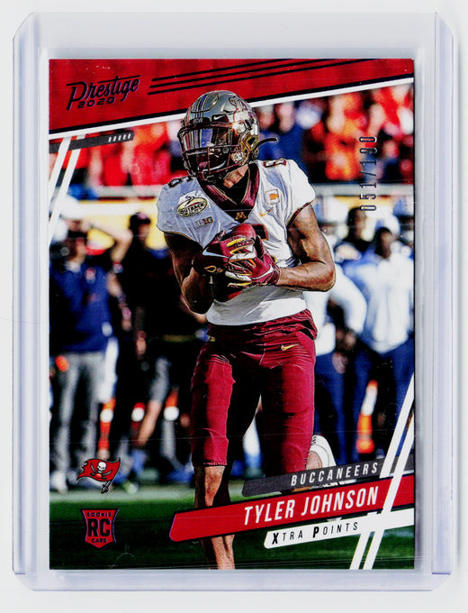 2020 Panini Prestige Xtra Points Tyler Johnson Rookie Card #242 Tampa Bay Buccaneers - front