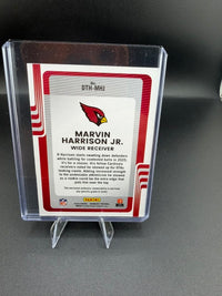 2025 Panini Donruss Threads Marvin Harrison Jr. DTH-MHJ Memorabilia Card - back