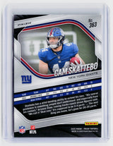 2025 Panini Prizm Football Cam Skattebo Rookie Green Wave Prizm #363 New York Giants - back