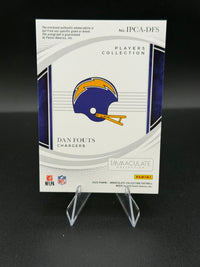 2025 PANINI IMMACULATE COLL. DAN FOUTS PLAYERS COLLECTION TAG/PATCH AUTO /99 - back