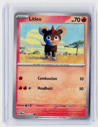 2025 Pokémon Scarlet & Violet Prismatic Evolutions Litleo 015/131 - front
