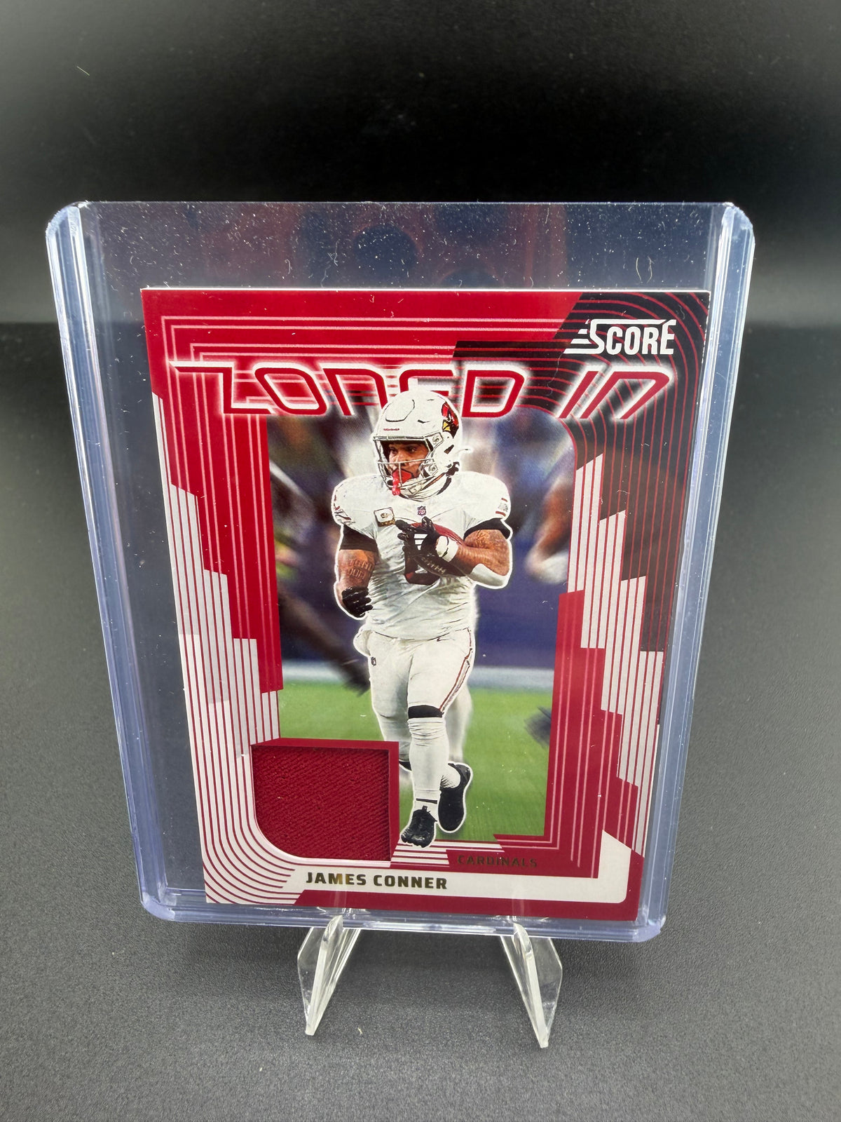 2025 Panini Score Zone Memorabilia James Conner Arizona Cardinals - front