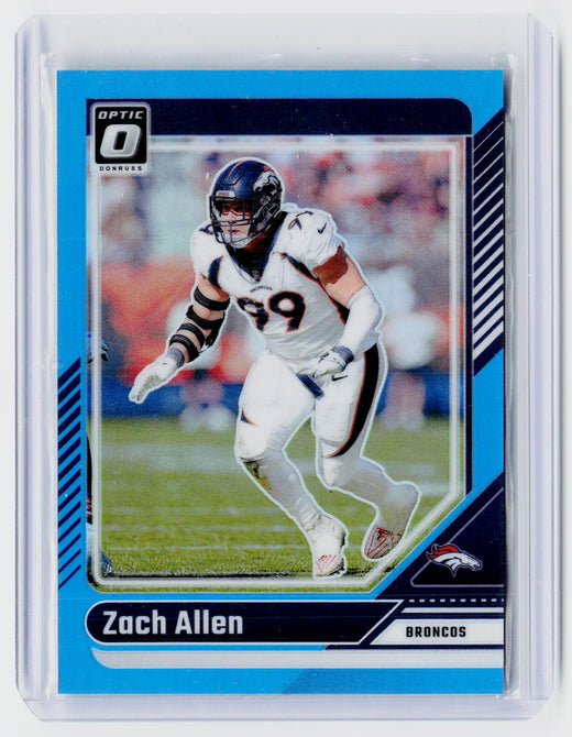 2024 Panini Donruss Optic Zach Allen Blue /299 #61 - front