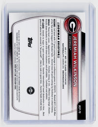2025 Bowman Chrome University Jeremiah Wilkinson 1st Bowman Georgia BC-P70 - back