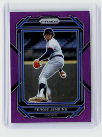 2023 Panini Prizm Baseball Fergie Jenkins Purple Prizm #290 /99 - front