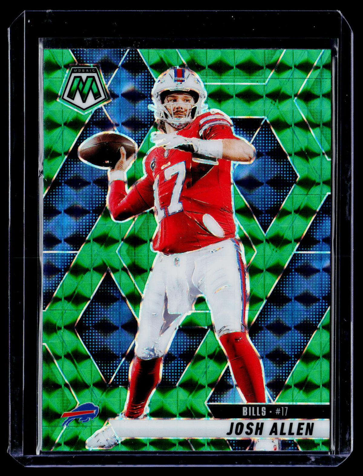 2025 Panini Mosaic Football Josh Allen #150 Buffalo Bills - front