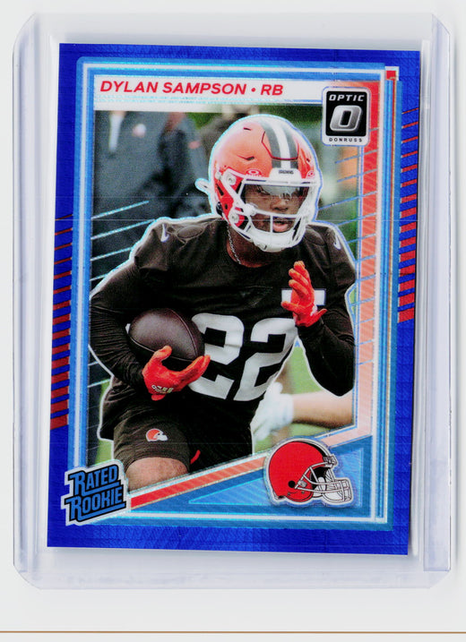 2025 Panini Donruss Optic Rated Rookie Dylan Sampson #238 Cleveland Browns - front