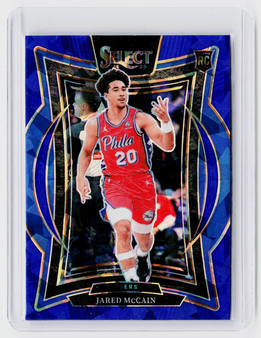 2024-25 Panini Select Basketball Jared McCain RC #82 Concourse Philadelphia 76ers - front