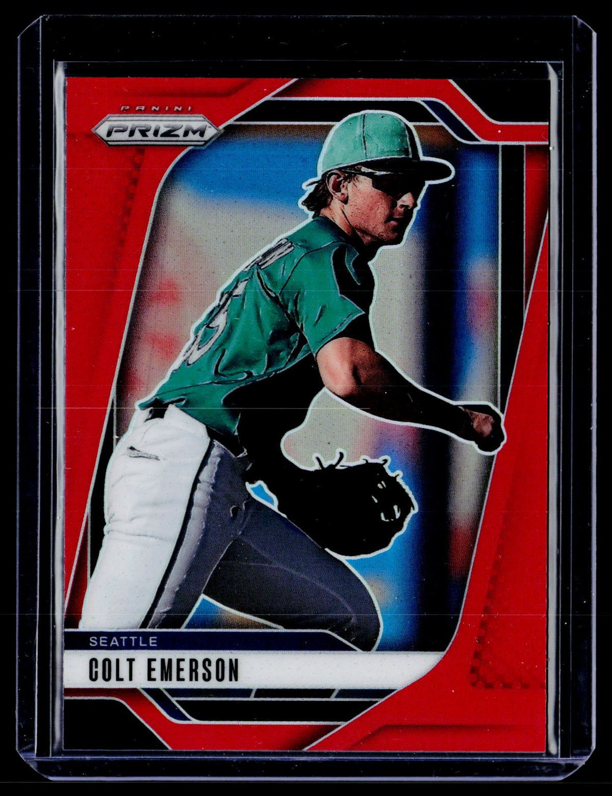 2025 Panini Prizm Baseball Colt Emerson #23 Red Prizm /299 - front