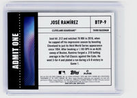 2026 Topps Chrome Big Ticket Players José Ramírez BTP-9 Cleveland Guardians - back