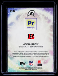 2026 Topps Joe Burrow Cincinnati Bengals PT-16 Football Card - back