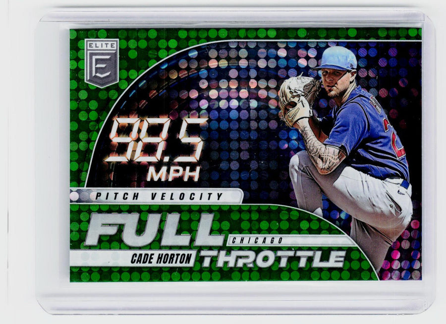 2026 Panini Donruss Elite Baseball Foul Throttle Cade Horton #17 - front