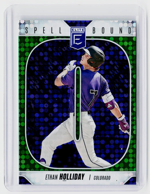 2026 Panini Donruss Elite Spell Bound #34 Ethan Holliday Colorado Rockies Rookie - front