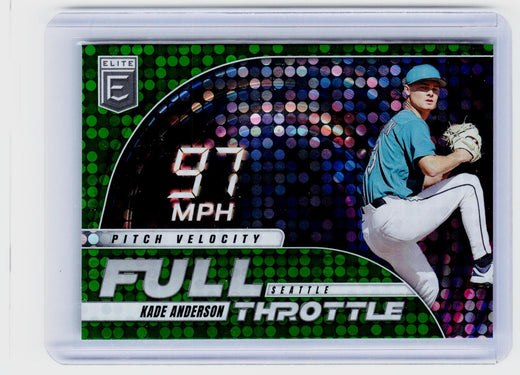 2026 Panini Donruss Elite Full Throttle Kade Anderson #14 Seattle - front
