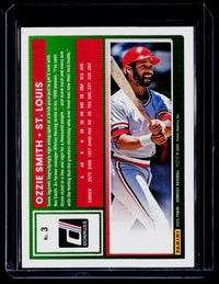 2025 Panini Donruss Baseball Ozzie Smith #3 - back