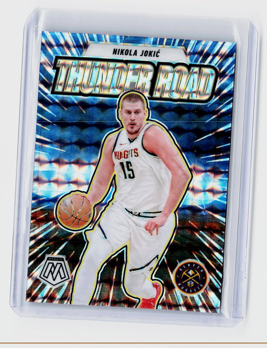 2024-25 Panini Mosaic Thunder Road Nikola Jokic #13 Denver Nuggets - front