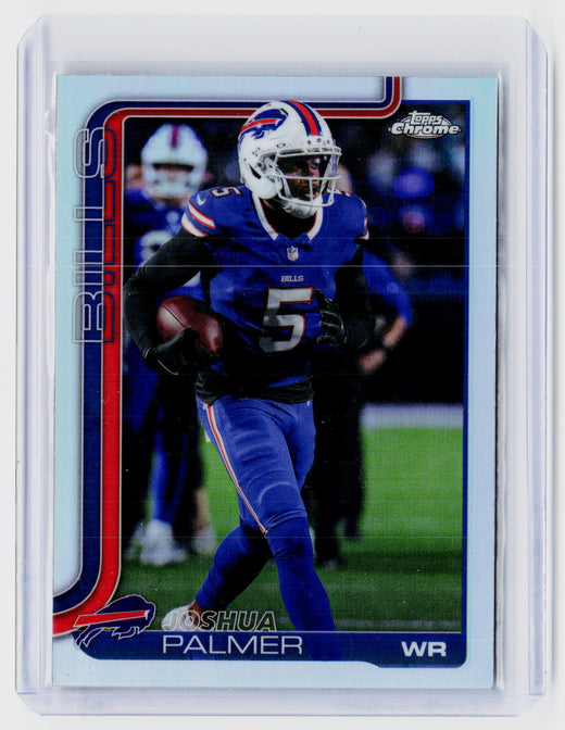 2025 Topps Chrome Football Refractor Joshua Palmer #31 Buffalo Bills - front