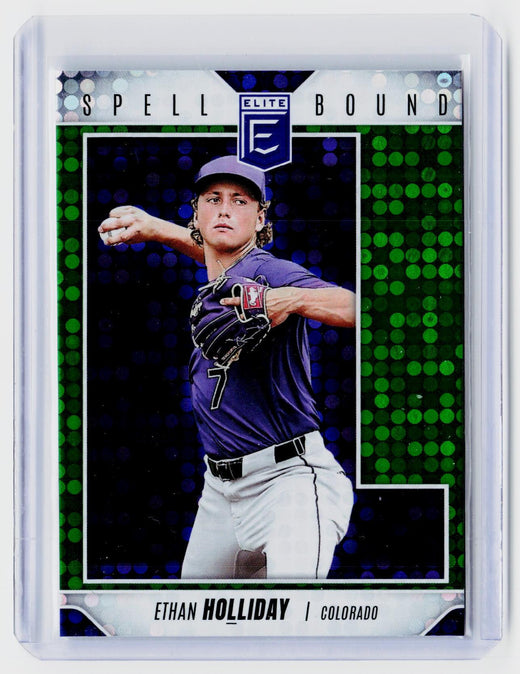 2026 Panini Donruss Elite Spellbound #35 Ethan Holliday Colorado Rockies - front