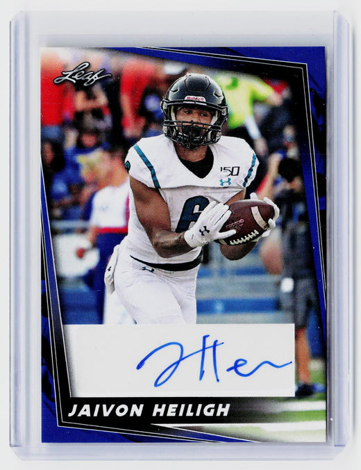 2021 Leaf Jaivon Heiligh Autograph Card BA-JH3 - front