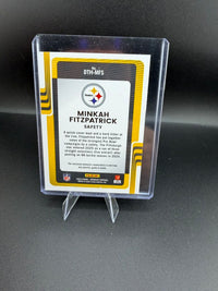 2025 Panini Donruss Threads Minkah Fitzpatrick Memorabilia Card DTH-MFS - back