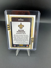 2025 Panini Donruss Threads Alvin Kamara DTH-AKA Memorabilia Card - back