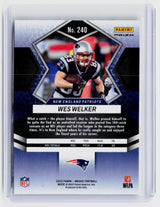 2022 Panini Mosaic Football Wes Welker #240 New England Patriots - back