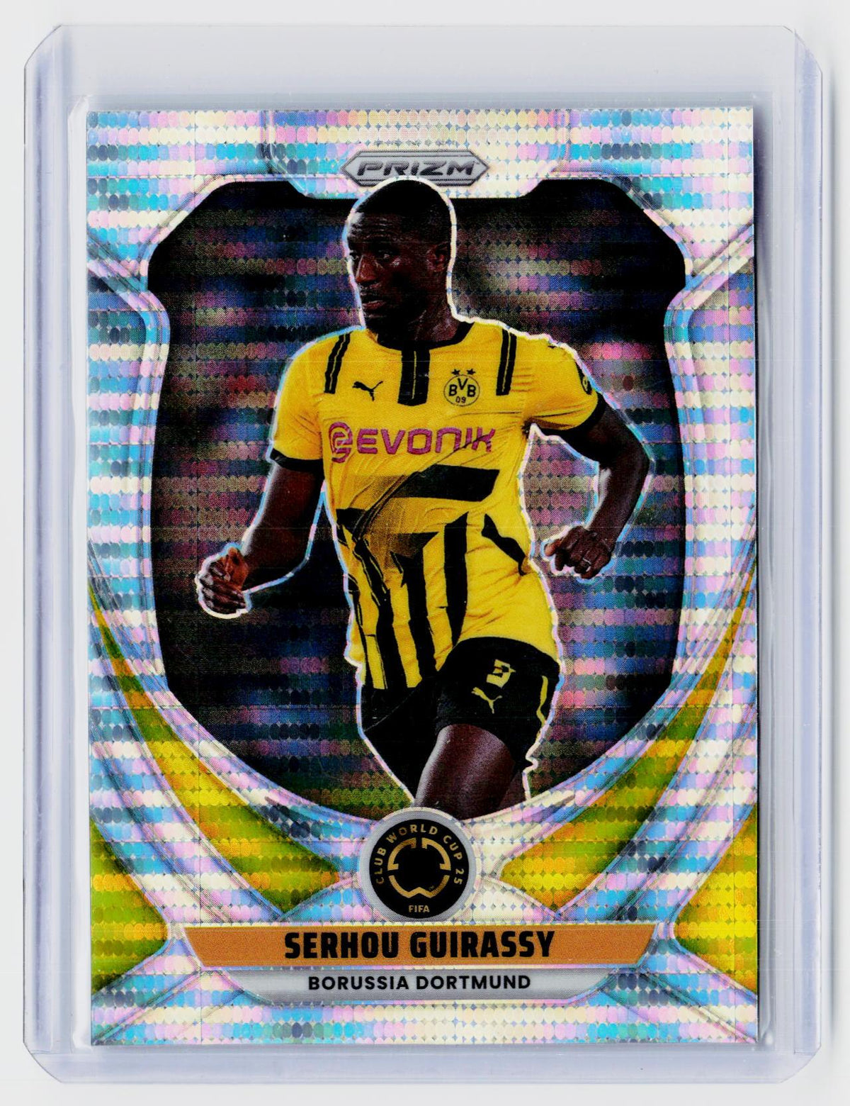2025 Panini Prizm FIFA Club World Cup Serhou Guirassy #50 Borussia Dortmund - front