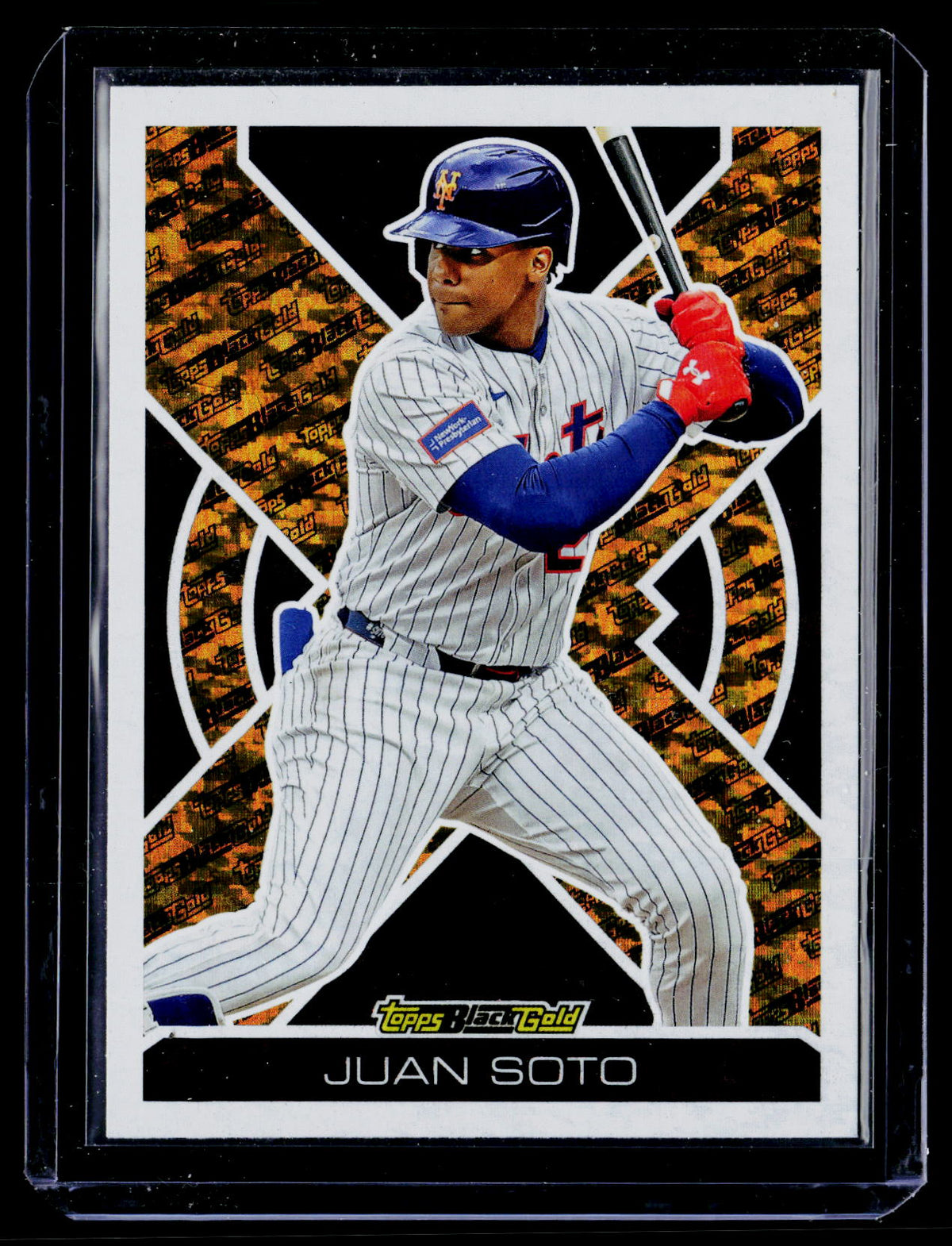 2025 Topps Black Gold Juan Soto New York Mets BG-22 - front