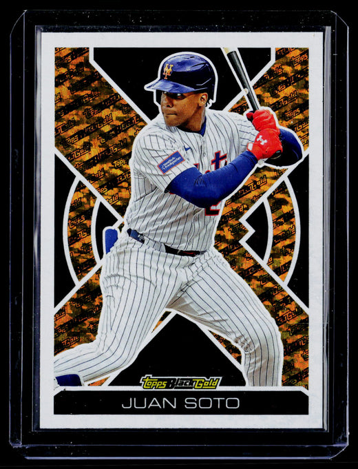 2025 Topps Black Gold Juan Soto New York Mets BG-22 - front