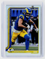 2025 Topps Chrome Football Puka Nacua Refractor #166 - front