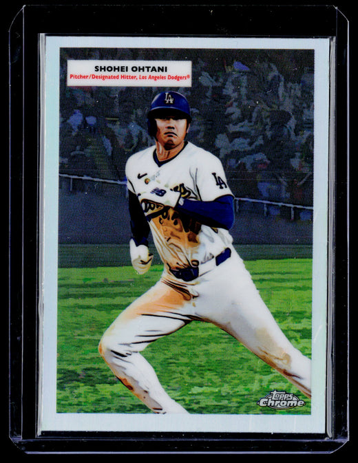 2025 Topps Chrome Shohei Ohtani Sandy Koufax 55DH-1 Dodgers - front