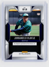 2025 Panini Prizm Baseball Sensational Signatures Jurrangelo Cijntje SS-JC Autograph - back