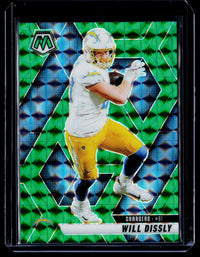2025 Panini Mosaic Football Green Mosaic Will Dissly #114 Chargers - front