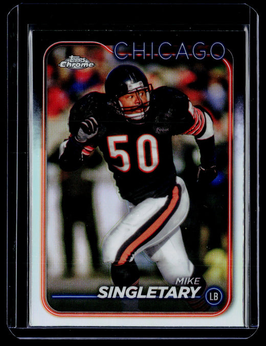 2024 Topps Chrome Football Refractor #20 Mike Singletary Chicago Bears - front