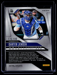 2025 Panini Prizm Baseball Carter Jensen #166 Pulsar Prizms /499 - back