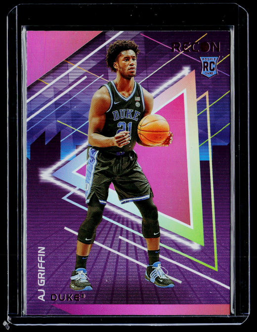 2022 Panini Chronicles Recon Draft Picks Recon #10 AJ Griffin Rookie Card - front