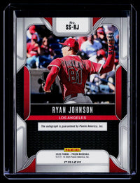 2025 Panini Prizm Sensational Signatures Ryan Johnson Rookie Auto /199 - back