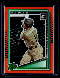 2025 Panini Donruss Baseball Rated Prospect Ethan Salas Green #199 193/199 - front