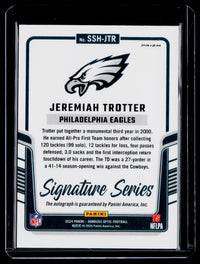 2024 Panini Donruss Optic Signature Series Holo Jeremiah Trotter Auto #SSH-JTR - back