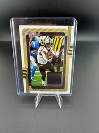 2025 Panini Donruss Threads Alvin Kamara Memorabilia Card #DTH-AKA - front