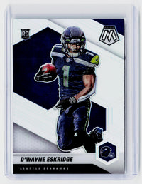 2021 Panini Mosaic Football D'Wayne Eskridge Rookie Variation #319-V - front
