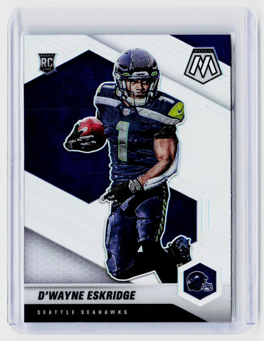 2021 Panini Mosaic Football D'Wayne Eskridge Rookie Variation #319-V - front