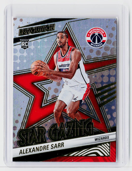2024-25 Panini Revolution Star Gazing Rookie Alexandre Sarr #19 Washington Wizards - front