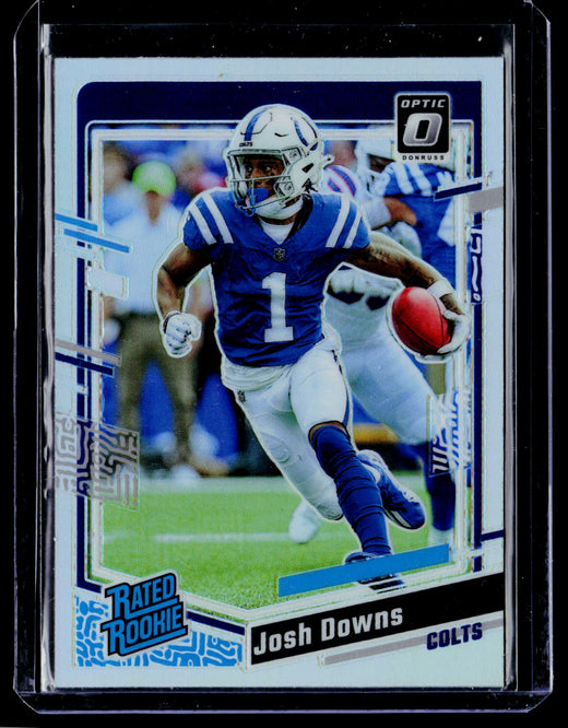 2023 Panini Donruss Optic Rated Rookie Josh Downs #248 Indianapolis Colts - front