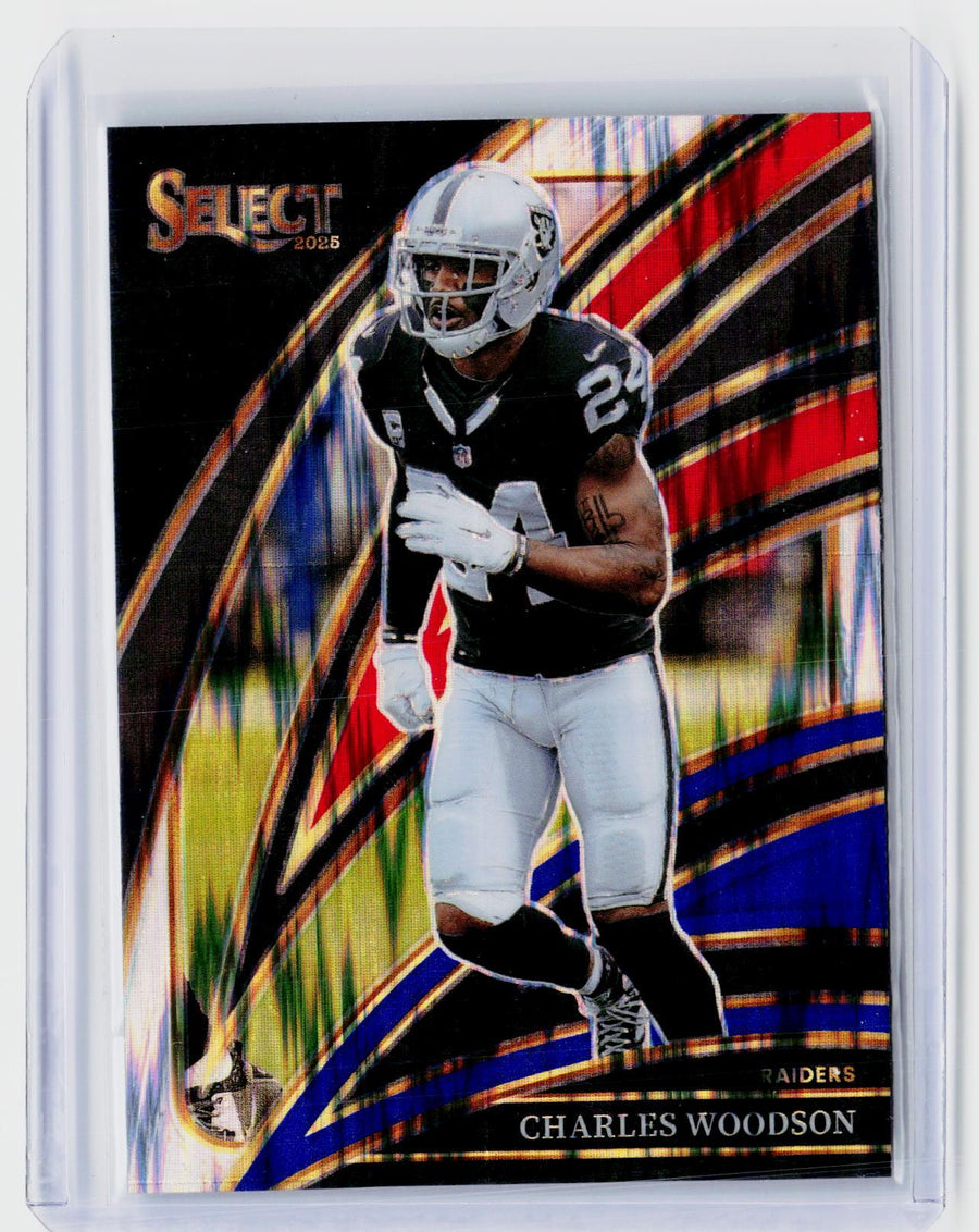 2025 Panini Select Football Charles Woodson #250 Club Level Raiders - front