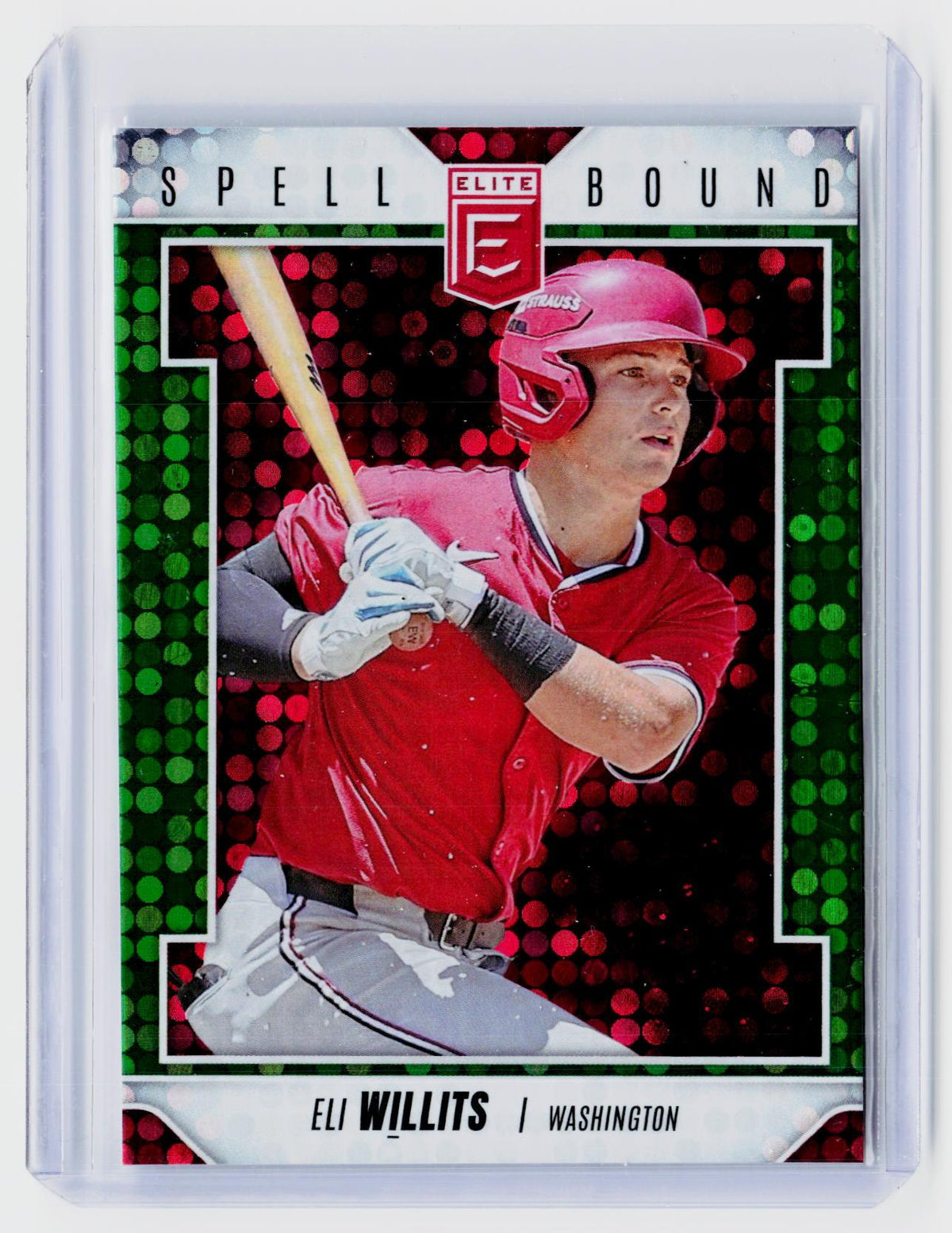 2026 Panini Donruss Elite Spell Bound Eli Willits #20 Washington Nationals - front