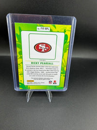 2024 Panini Donruss Optic First Year Fresh Ricky Pearsall Jersey Rookie Card #FYF-RPL - back
