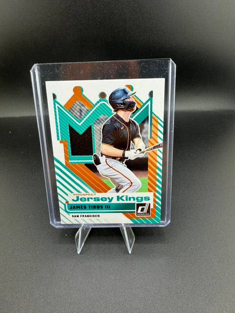 2025 Donruss Baseball #PJK-JT James Tibbs III Prospect Jersey Kings - front